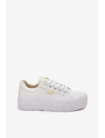 Trampki Damskie Na Platformie Lee Cooper LCW-25-31-3450L Białe