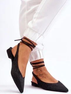 Baleríny na šnurovanie model 178022 Step in style