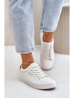 Zateplené dámske tenisky Big Star White