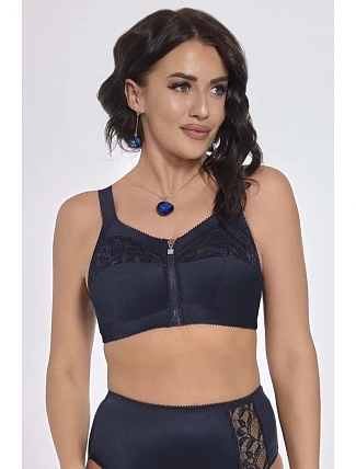 Podprsenka 586/Brassiere ZUZA 1 hladká: 100–105 modrá Podprsenka 586/Brassiere ZUZA 1 hladká: 100–105 modrá