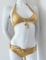 Dámske plavky DB9E gold - In Stylefashion