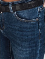 Dámske skinny džínsy modré FashionStreet UY2824