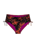 SUMMER PALM - Maxi-bikiny: vysoké krytie a nastaviteľné boky Triumph