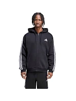 Pánska mikina adidas Essentials 3-Stripes Fleece Full-Zip Hoodie, čierna, KY6559 Pánska mikina adidas Essentials 3-Stripes Fleece Full-Zip Hoodie, čierna, KY6559