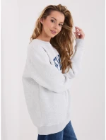 WT BL mikina A1062.29 svetlo šedá