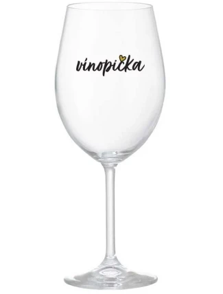VÍNOPIČKA - čirá sklenice na víno 350 ml