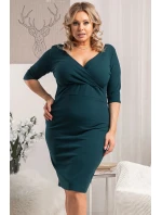 Dámske šaty U340 zelené - Karko Dámske šaty U340 zelené - Karko