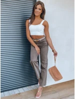 Dámske džínsové nohavice NARIN coffee FashionStreet UY1329