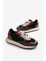 Męskie Sneakersy Memory Foam System Big Star NN174357 Czarne