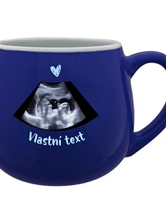 Personalizovaný keramický bacuľatý hrnček s ultrazvukom