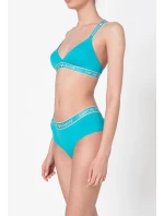 Podprsenka bez kostice 163567 0P317 00383 modrá - Emporio Armani Podprsenka bez kostice 163567 0P317 00383 modrá - Emporio Armani