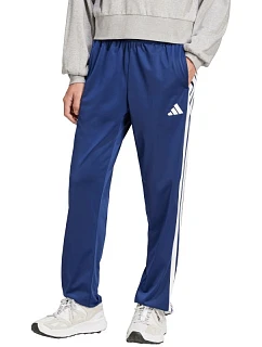 Pánske nohavice adidas 3-Stripes Tricot Regular Fit Open Hem Blue JI8803