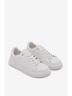 Trampki Sneakersy Męskie Z Eko Skóry Big Star OO174118 Białe