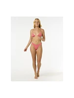 Červené plavky RIP CURL Shell Cove High Leg Cheeky