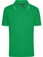 Daiber JN 986 Pánske polo tričko z piké 02.0986 fern green/white