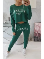 Atlanta tlačená sada zelená