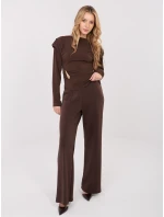 Nohavice MJ SP H3061.03 tmavohnedé