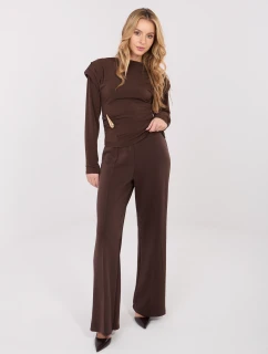 Nohavice MJ SP H3061.03 tmavohnedé