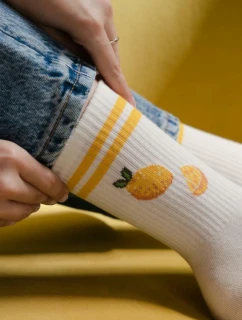 Dámske vzorované ponožky 099