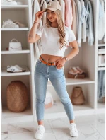 Dámske džínsové nohavice slim fit CURVITA modré FashionStreet UY2471 Dámske džínsové nohavice slim fit CURVITA modré FashionStreet UY2471