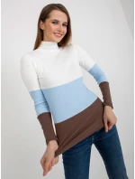 Dámska blúzka RV BZ 8465 1.37P biela a modrá - FPrice