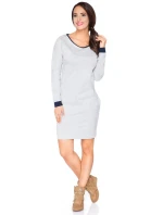 Dámske denné šaty E4 sivé - RaWear