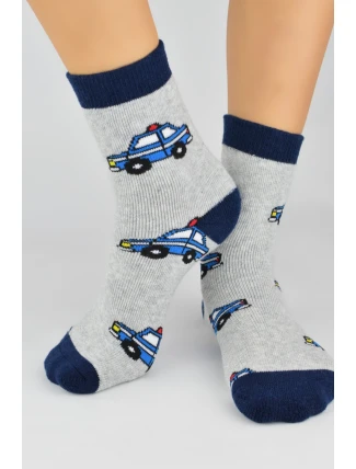 CHLAPČENSKÉ FROTÉ PONOŽKY SO VZOROM SF003