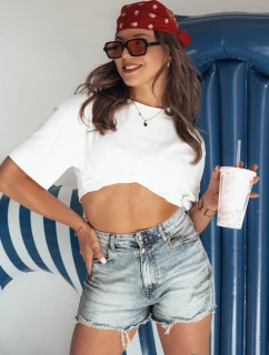 Dámske džínsové šortky COOL DENIM blue FashionStreet SY0368