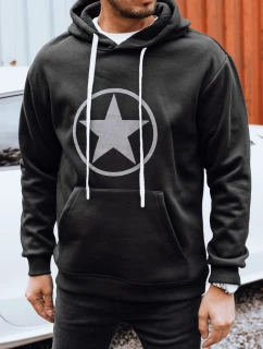 Pánska čierna mikina FashionStreet BX5932