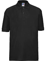 Russell Athletic 539B Detské polo tričko z piké 10.539B čierne Russell Athletic 539B Detské polo tričko z piké 10.539B čierne