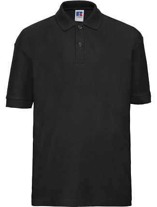 Russell Athletic 539B Detské polo tričko z piké 10.539B čierne Russell Athletic 539B Detské polo tričko z piké 10.539B čierne