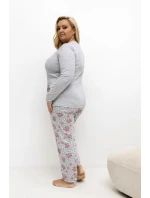 Pohodlné pyžamo pre plnoštíhly model 221194 Forever Pink