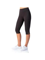 Dámske bavlnené capri RELAX & GO COTTON CAPRI - BELLINDA - čierne