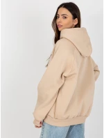 Dámska mikina EM BL 651 2.14X béžová - FPrice