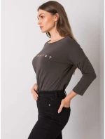 Blúzka RV BZ 0126.01P tmavá khaki