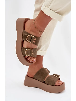 Žabky na platforme model 226360 Krok vo veľkom štýle