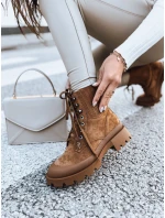 Dámske čižmy LOVED camel FashionStreet ZY0406 Dámske čižmy LOVED camel FashionStreet ZY0406