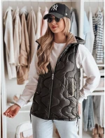 Dámska prechodná prešívaná vesta VESOLITA čierna FashionStreet TY4881