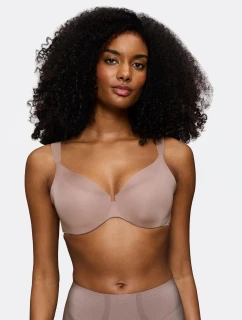 Dámska podprsenka BMU Illusion Curve Bra W01 - BROWN - svetlohnedá 00ZE - TRIUMPH