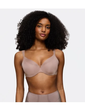 Dámska podprsenka BMU Illusion Curve Bra W01 - BROWN - svetlohnedá 00ZE - TRIUMPH Dámska podprsenka BMU Illusion Curve Bra W01 - BROWN - svetlohnedá 00ZE - TRIUMPH