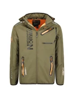 Geographical Norway Softshellová bunda Royaute DB 068 M WY1996H/GN-Kaki / Orange pánska