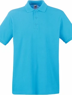 Fruit of the Loom Premium Polo Piqué – polokošeľa 16.3218, azúrovomodrá