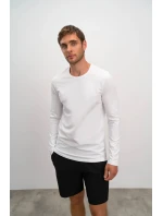 Vamp - Pánske bavlnené tričko s dlhým rukávom 20923 - Vamp