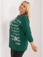 Blúzka RV BZ 9450.36 tmavozelená