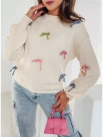 TIELUSH dámsky sveter v malej veľkosti koakrdki beige FashionStreet MY2357 TIELUSH dámsky sveter v malej veľkosti koakrdki beige FashionStreet MY2357