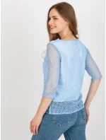 Blúzka LK BZ 506642.94 svetlo modrá