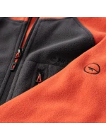 Pánska mikina Polar Monar M 92800621574 grey-orange - Hi-Tec Pánska mikina Polar Monar M 92800621574 grey-orange - Hi-Tec