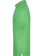 Daiber JN 569 Pánske elastické polo tričko z džerseju 02.0569 limetkovozelená/biela Daiber JN 569 Pánske elastické polo tričko z džerseju 02.0569 limetkovozelená/biela