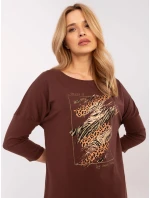 Blúzka CLM BZ 0052.37 hnedá