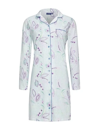 Dámska nočná košeľa 10232-178-6 zelenofialová - Pastunette